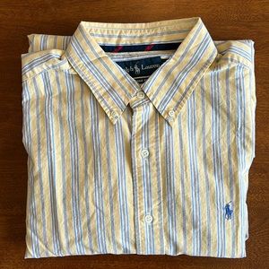 Ralph Lauren Classic Fit long sleeve button down shirt, size XL